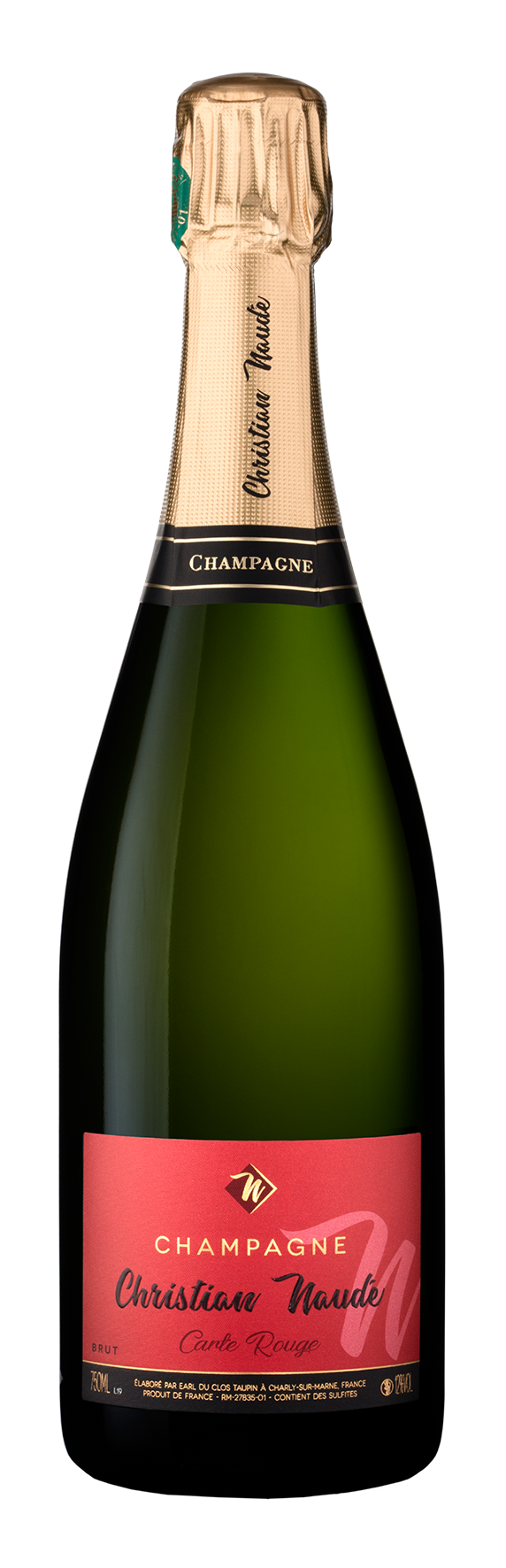 Champagne carte rouge